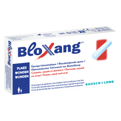 Bausch + Lomb Bloxang 4 éponges hémostatiques
