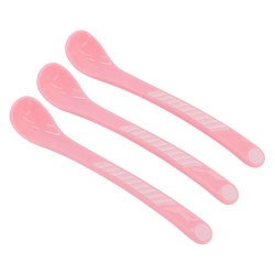 Twistshake Cuillère d'Alimentation 4 mois + Rose x3