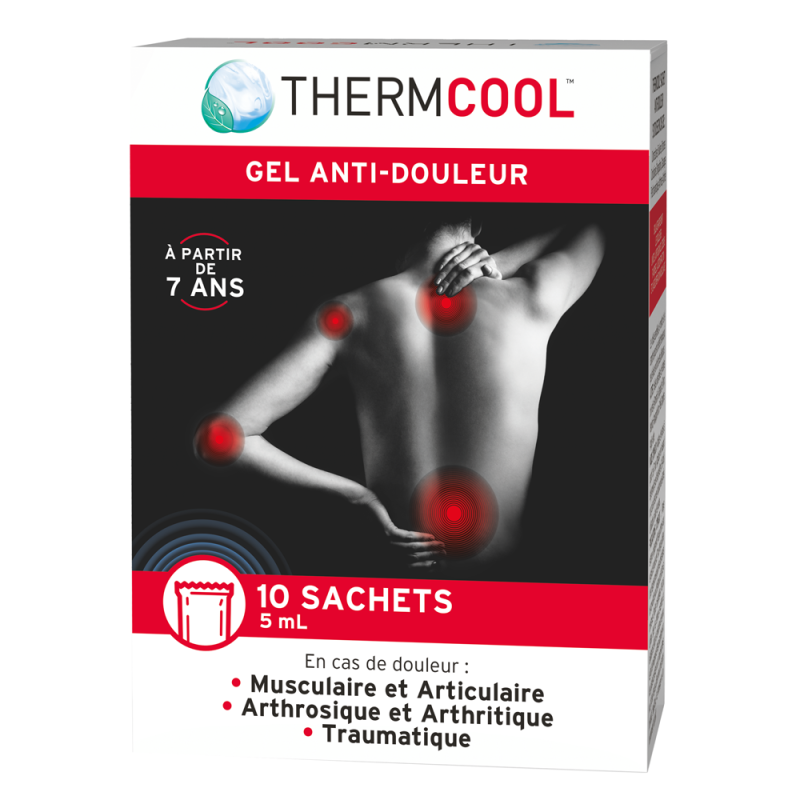 ThermCool Gel anti-douleur 10 sachets de 5ml