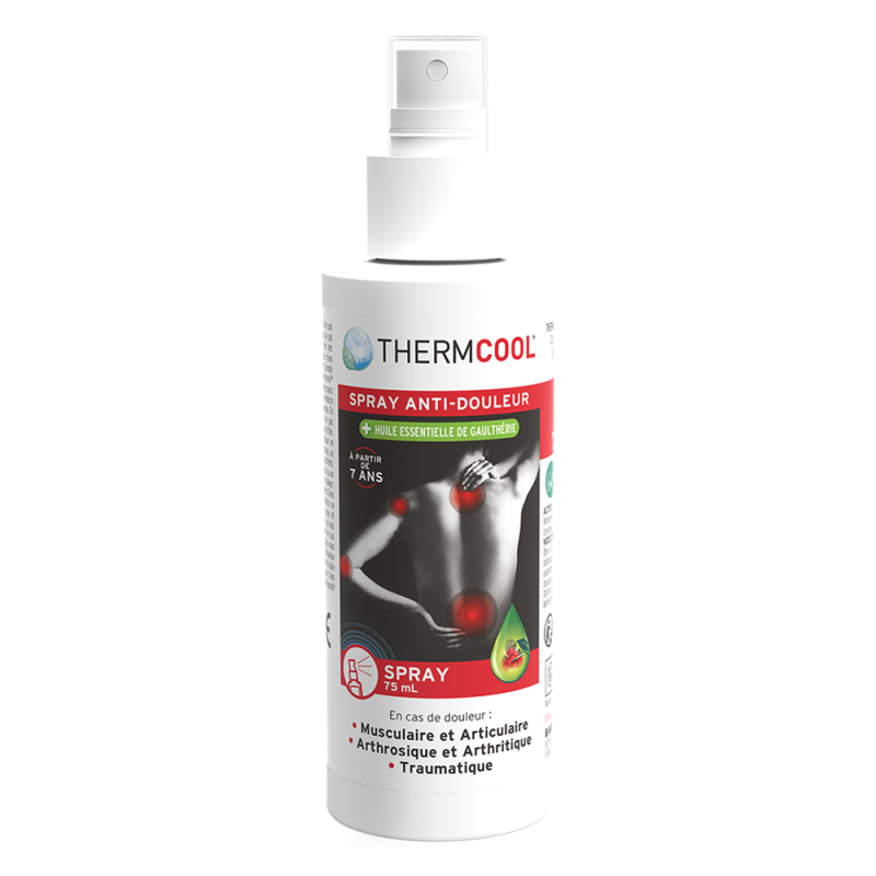 Bausch & Lomb Thermcool Spray anti-douleur Gaulthérie 75ml
