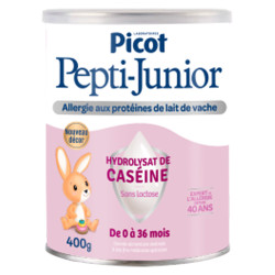 Picot Pepti-Junior Hydrolysat de Caséine Lait 0-36 mois 400gr
