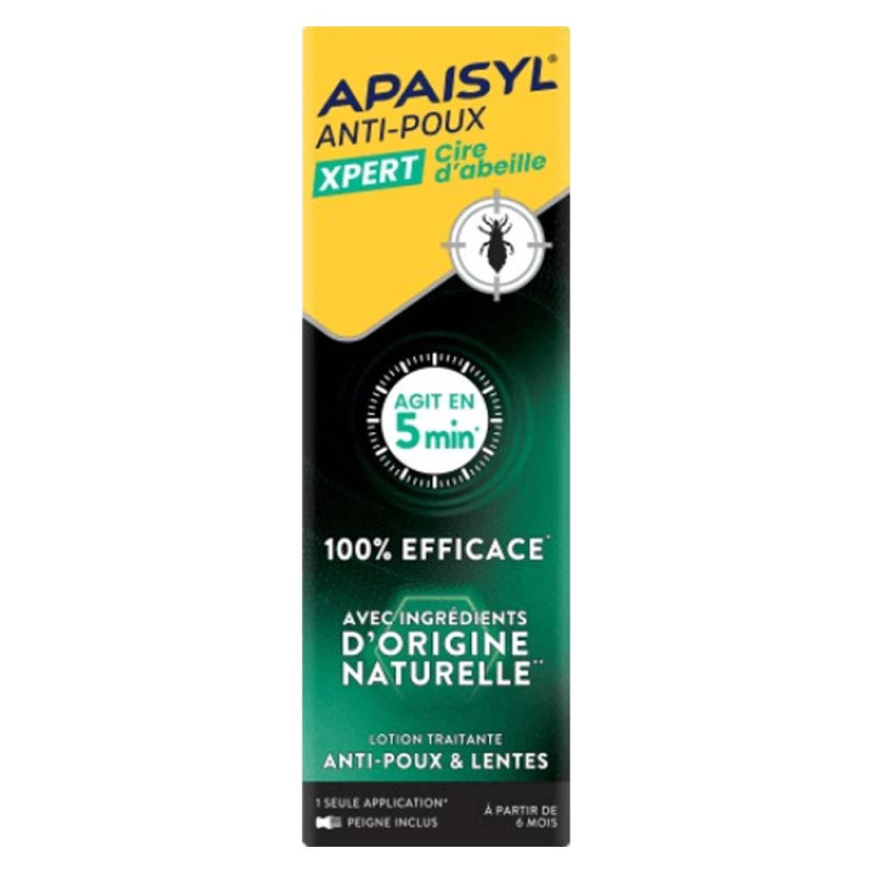 Apaisyl Xpert Cire d’abeille Lotion anti-poux & lentes 100ml