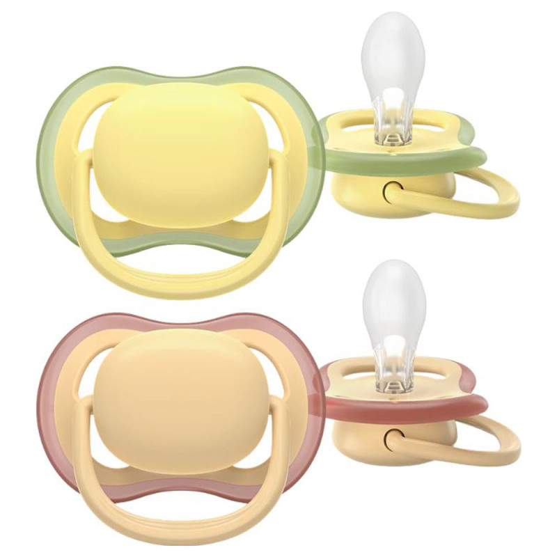 Avent Pacifier Ultra Air Sucettes orthodontiques unies 0 - 6 mois lot de 2