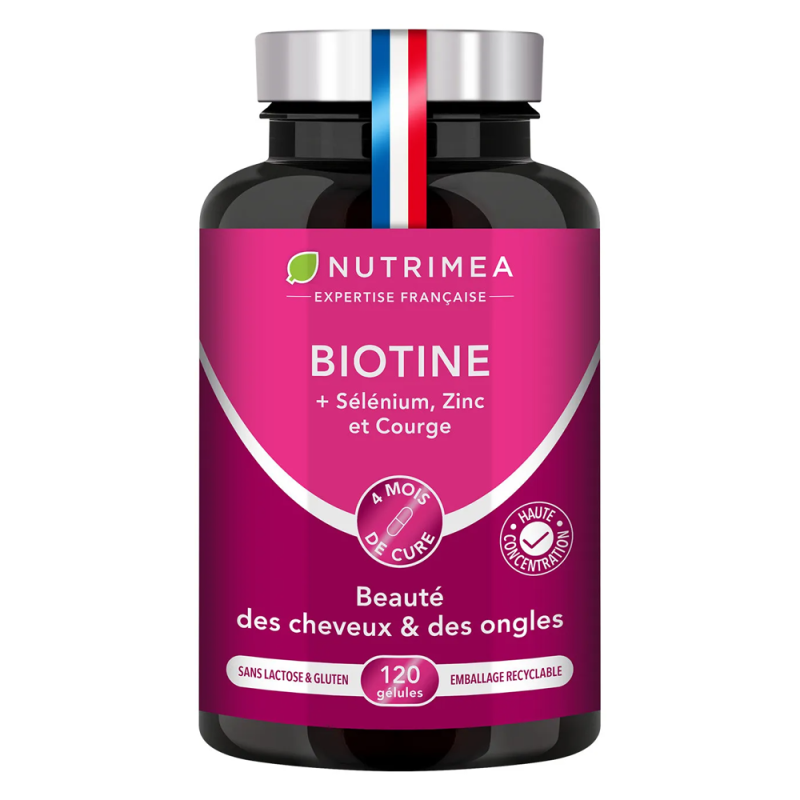 Nutrimea Biotine Beauté Cheveux & Ongles 120 gélules
