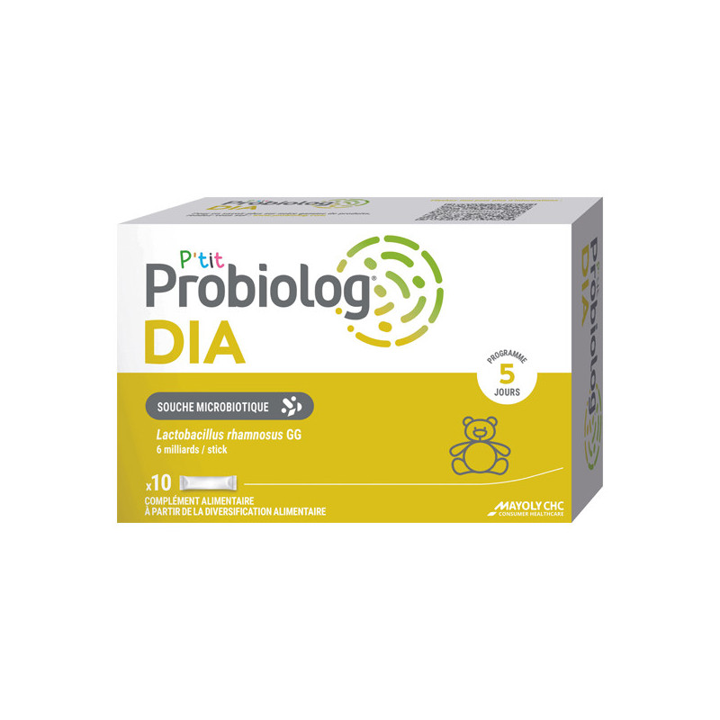 Probiolog P'tit DIA Enfant nourrisson 10 sticks