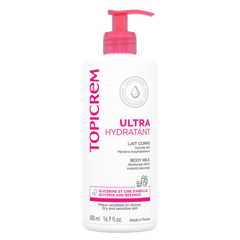 Topicrem Ultra-hydratant Lait corps 500ml