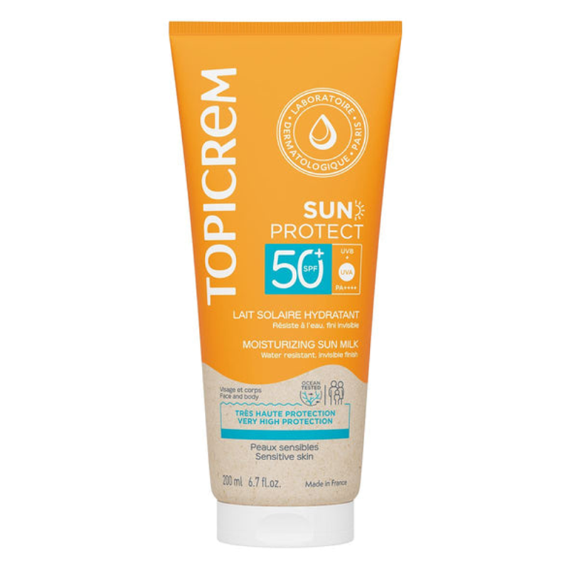 Topicrem Sun Protect Lait solaire hydratant SPF50+ 200ml