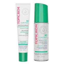 Topicrem AC Control Soin Equilibrant 40ml + Sérum intensif 34ml