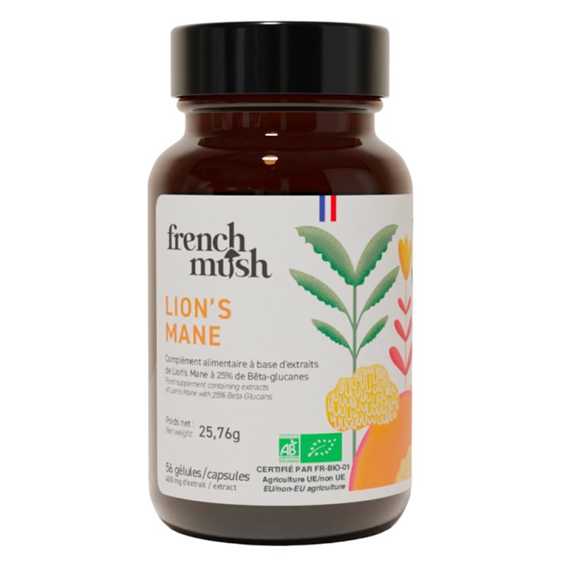 French Mush Lion's Mane bio 56 gélules