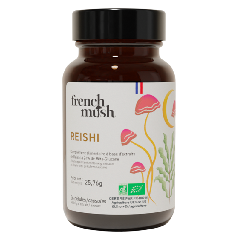 French Mush Reishi bio 56 gélules