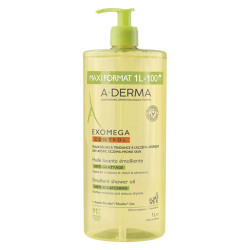 A-Derma Exomega Control Huile lavante émolliente anti-grattage 1L