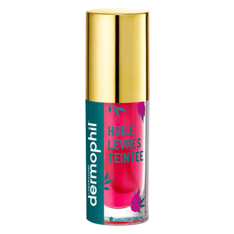 Dermophil Huile lèvres teintée rose 5ml