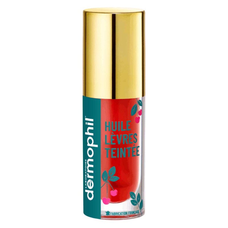 Dermophil Huile lèvres teintée rouge 5ml