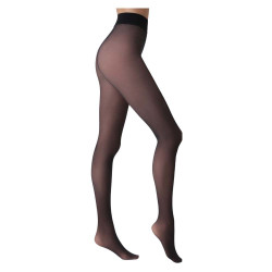 DIM Thermo Collant Fantaisie chaud effet transparent Noir taille 1/2