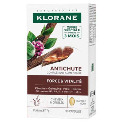 Klorane Antichute Complément alimentaire 90 capsules