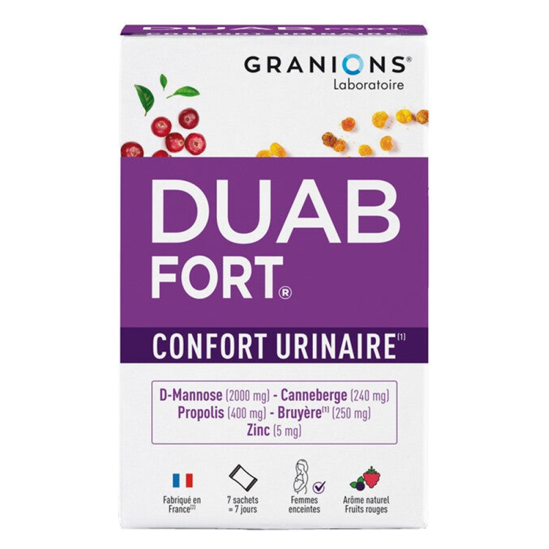 Granions Duab Fort arôme fruits rouges 7 sachets
