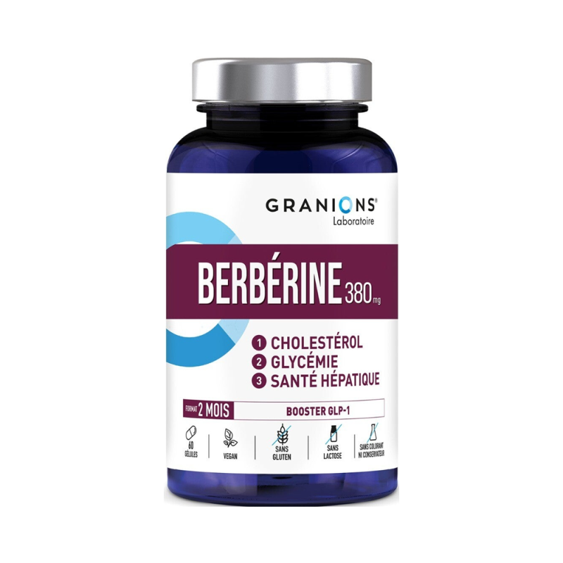 Granions Berbérine 380mg 60 comprimés