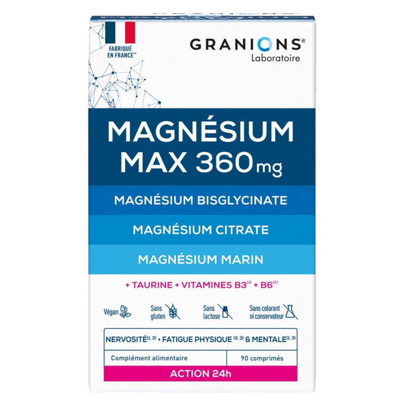 Granions Magnésium Max 360mg 90 comprimés