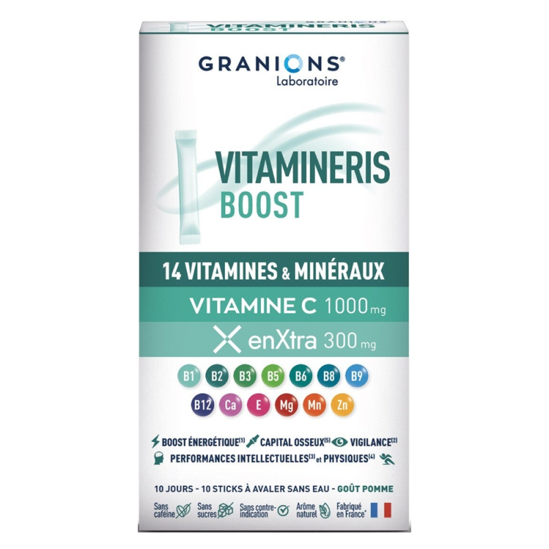 Granions Vitamineris Boost 1000 mg 10 sticks
