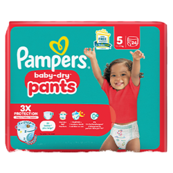 Pampers Baby-Dry Pants Taille 8 + de 17kg 26 pièces