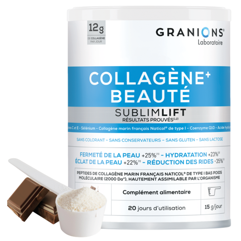 Granions Collagène+ Beauté Sublimlift 12g saveur chocolat 300gr