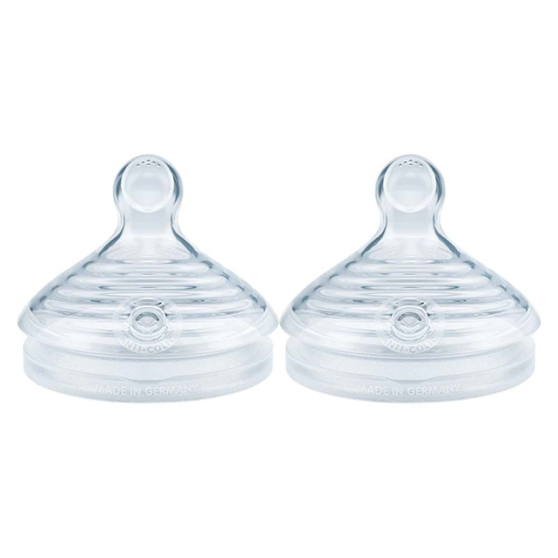 NUK For Nature Tétine silicone taille S 2 pièces