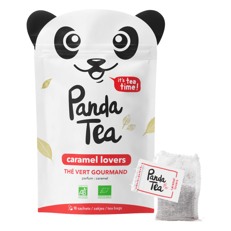 Panda Tea Caramel Lovers Thé vert gourmand 18 sachets