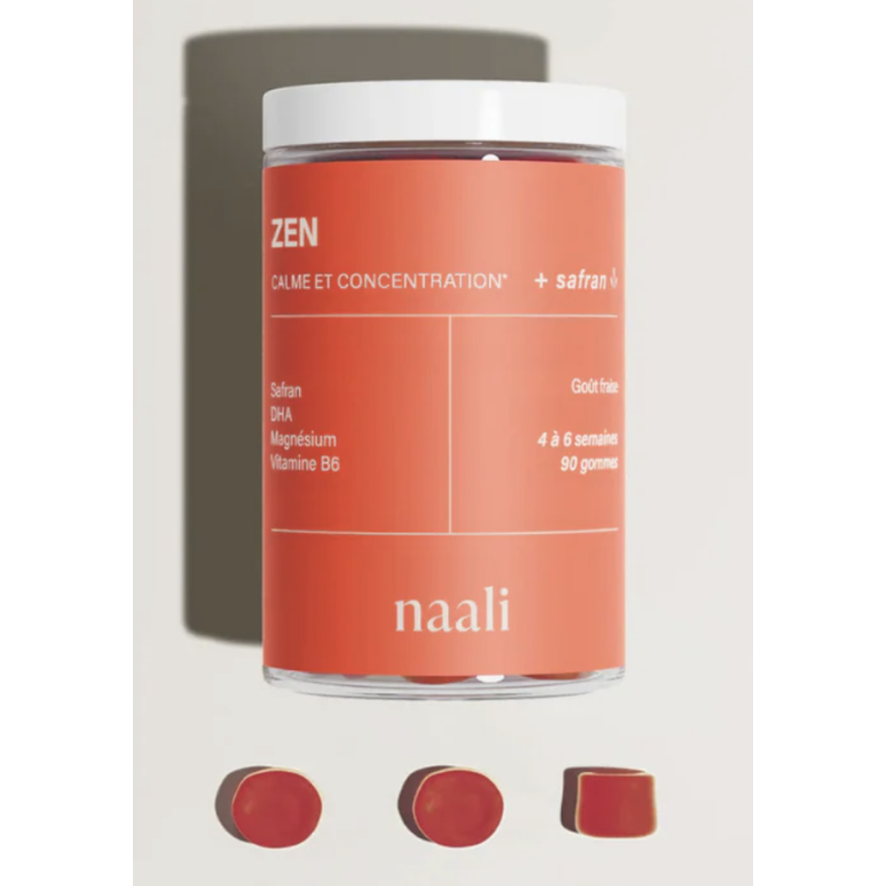 NAALI Zen - Gommes au safran dès 4 ans (Anciennement Zenkids)