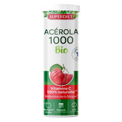 Superdiet Acérola 1000 bio 24 comprimés
