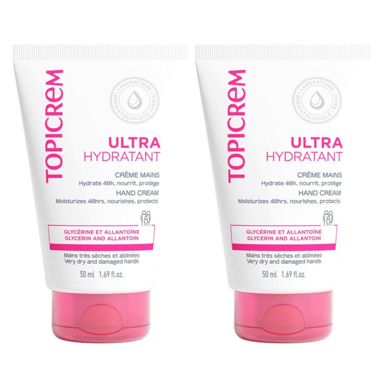 Topicrem Ultra Hydratant Crème mains lot de 2x50ml