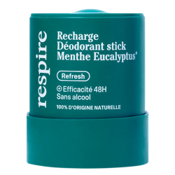 Respire Recharge Déodorant Stick Menthe Eucalyptus 50gr