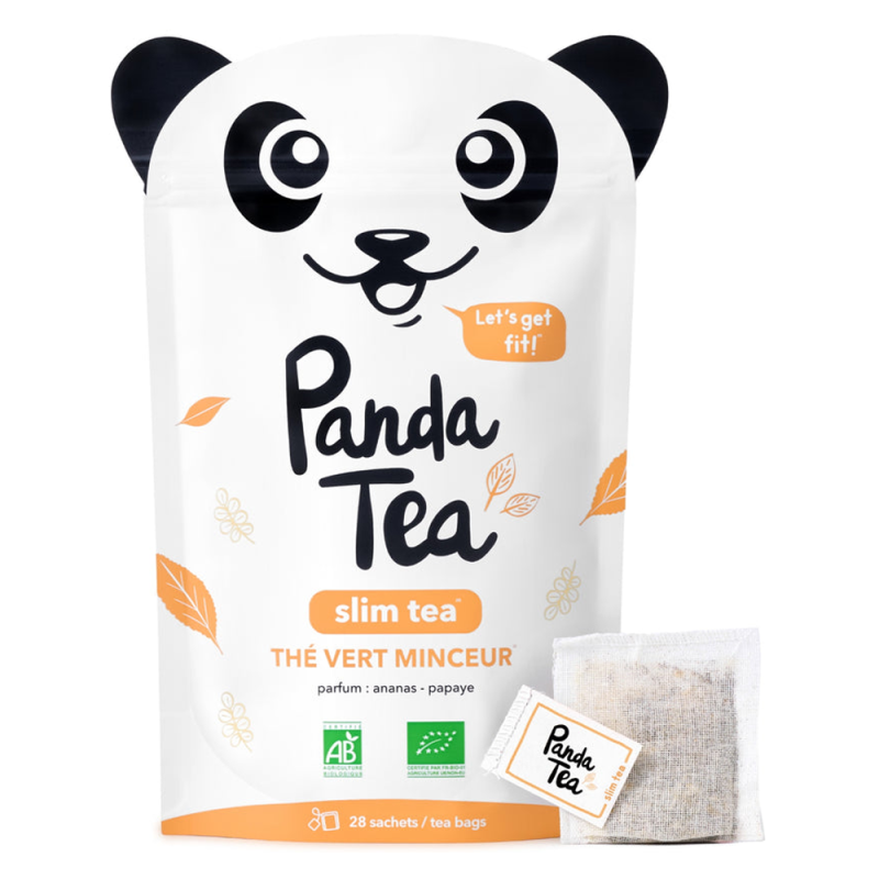 Panda Tea Slim Tea Thé vert minceur ananas-papaye 28 sachets