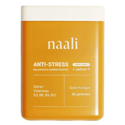 Naali Anti-stress au Safran goût mangue 60 gommes