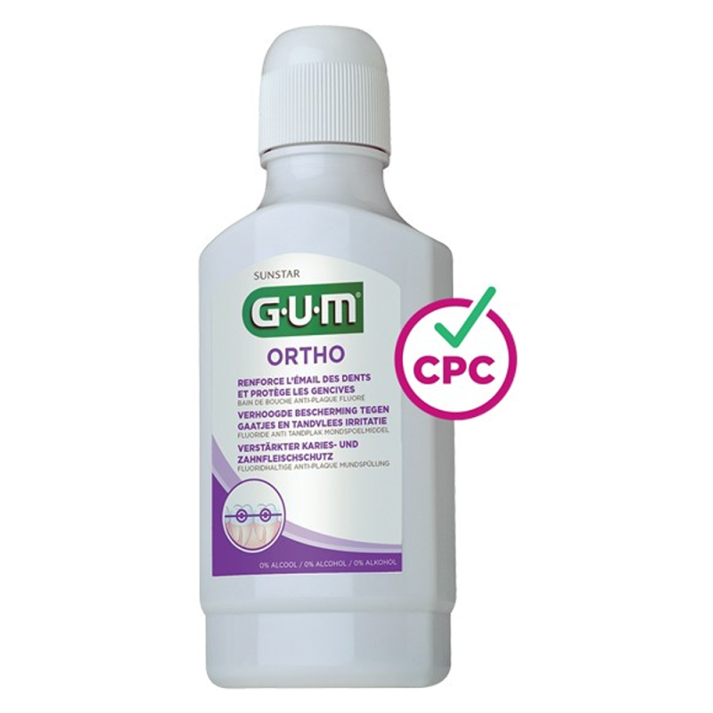 GUM Ortho Bain de bouche 300ml