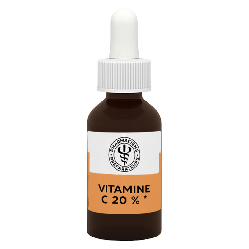 Pharmaciens Préparateurs Vitamine C 20% Actif Concentré 20ml