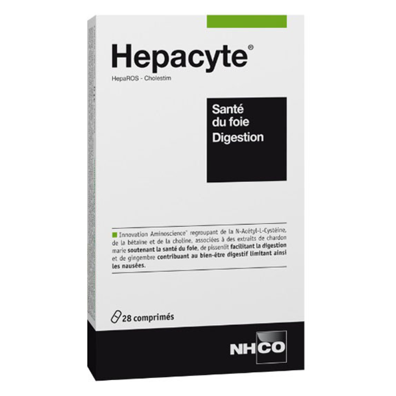 Nhco Hepacyte santé du foie digestion 28 comprimés