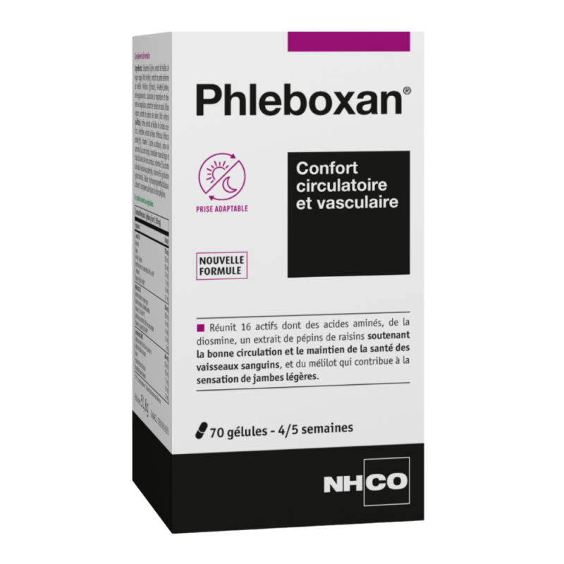 Nhco Phleboxan Confort circulatoire et vasculaire 70 gélules