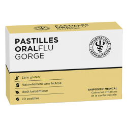 Pharmaciens Préparateurs Oralflu Gorge 20 pastilles
