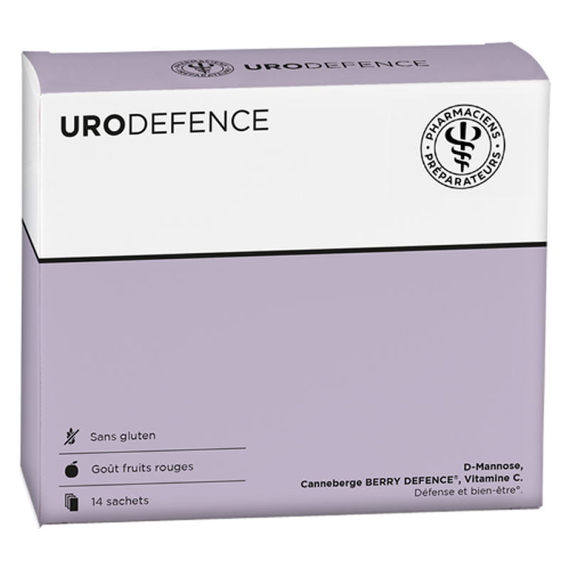 Pharmaciens Préparateurs UROdefence goût fruits rouges 14 sachets