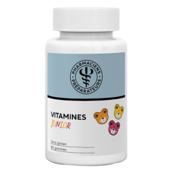 Pharmaciens Préparateurs Vitamines Junior 60 gommes