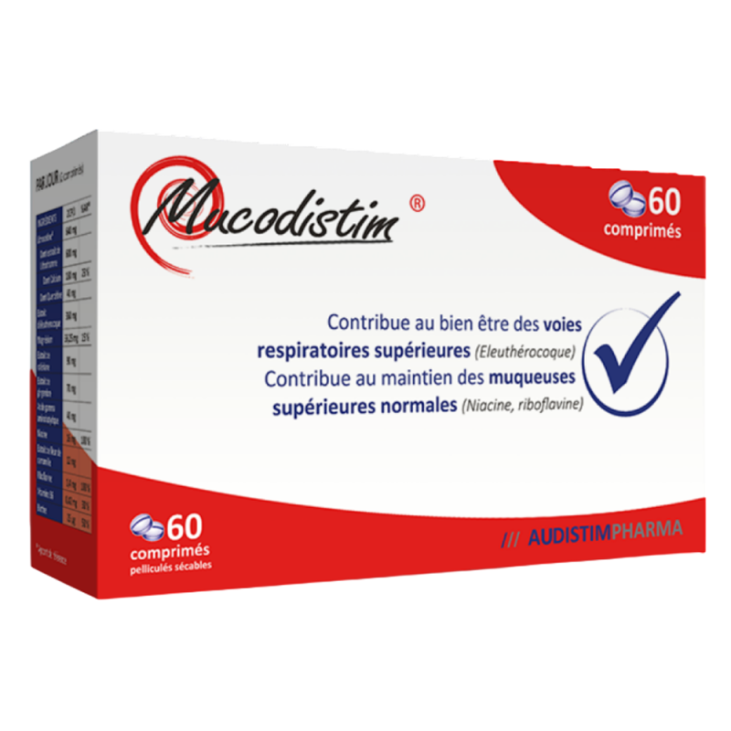 Audistimpharma Mucodistim 60 comprimés