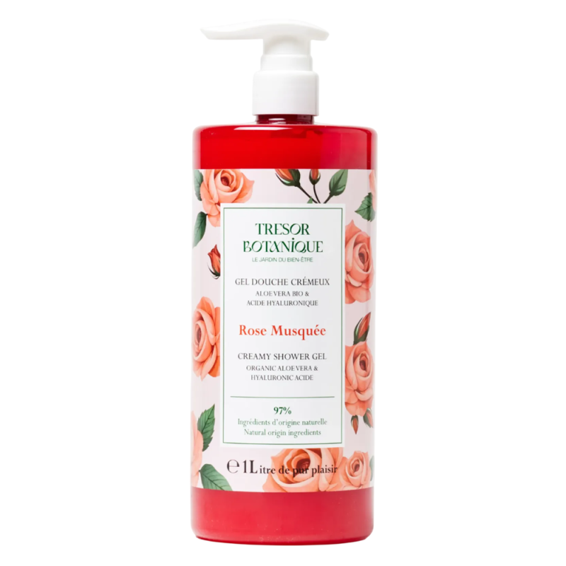 Tresor Botanique Rose Musquée Gel douche 1L