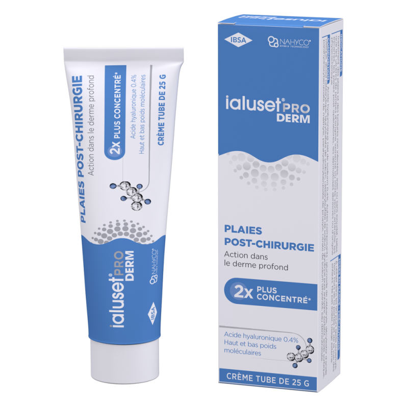 Ibsa Ialuset Pro Derm Plaies post-chirurgie 25gr