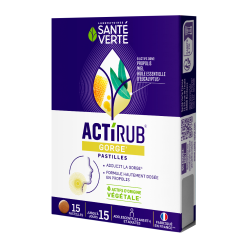 Santé Verte Actirub Gorge 15 pastilles