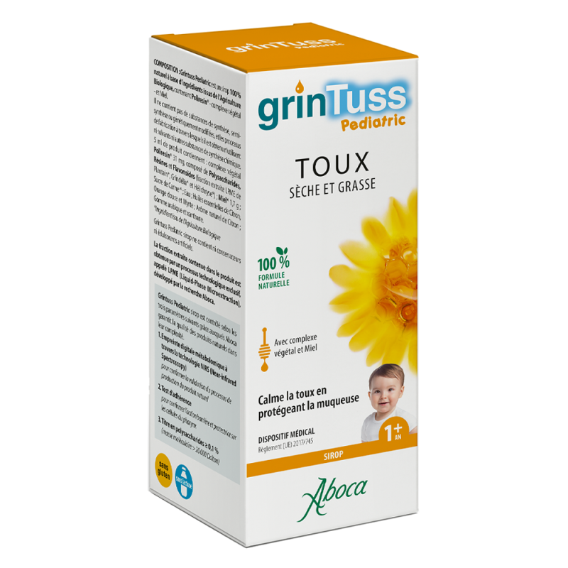 Aboca Grintuss Pediatric toux sirop 128gr