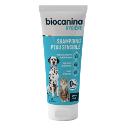 Biocanina Hygiène Shampoing Peau Sensible chiens chats 200ml