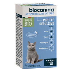 Biocanina Pipette répulsive bio chatons chats