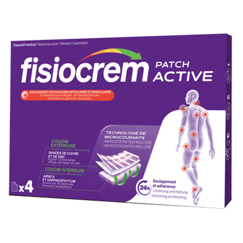 Fisiocrem Patch Active boîte de 4