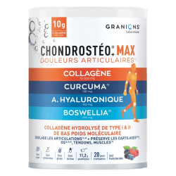Granions Chondrostéo+ Max Collagène Poudre fruits des bois 225gr