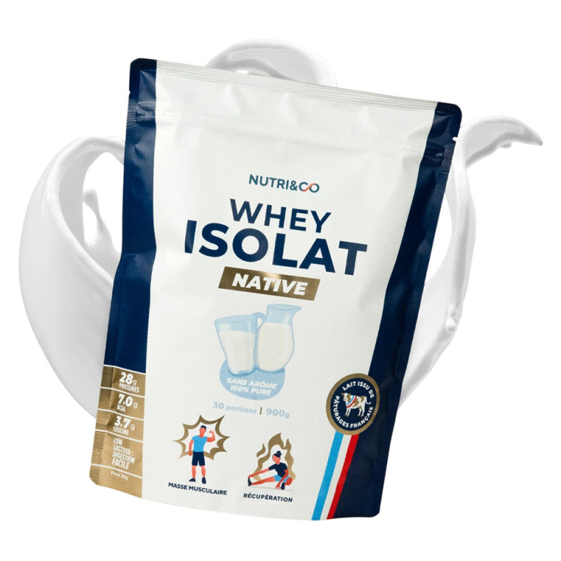 Nutri&Co Whey Isolate Native neutre 900gr